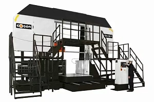 Высокопроизводительная полуавтоматическая двухколонная ленточная пила в Тамбове