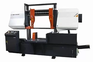 Полуавтоматическая двухколонная ленточная пила большой мощности в Тамбове