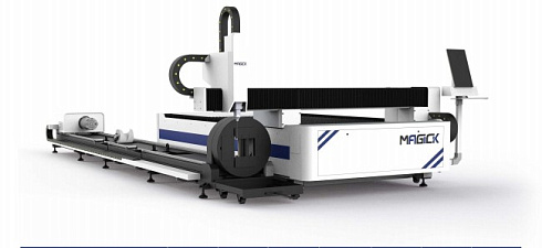 Двунаправленный волоконный лазерный станок для резки листов и труб MK-ST в Тамбове