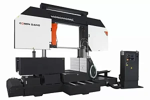 Большая портальная полуавтоматическая гидравлическая мощная двухколонная ленточнопильная машина в Тамбове