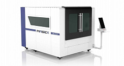 Полностью закрытый одно-платформенный волоконный лазерный станок для резки MK-P в Тамбове