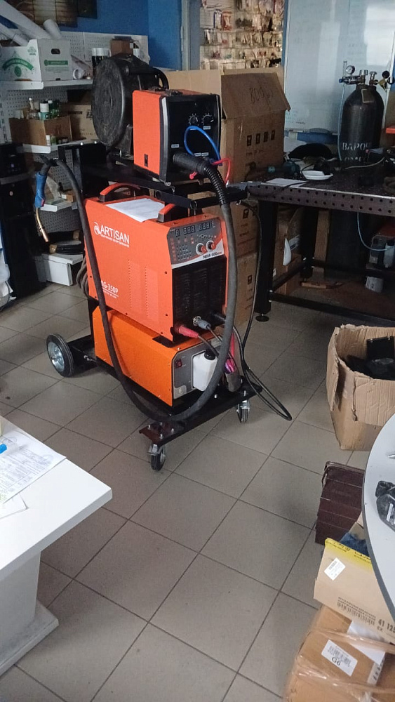 Отправка на испытание сварочного аппарата MIG 500 Pulse